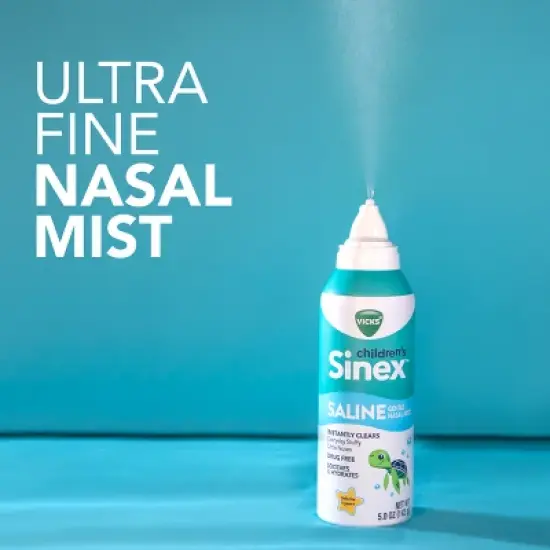Vicks Sinex Children's Saline Nasal Spray Ultra Fine Mist - 5oz image {10}
