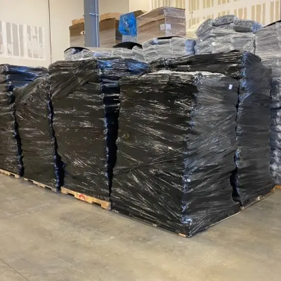 UOFFICE 1 Roll of Black Color Stretch Wrap 18" x 1500' x 80G, Hand Wrap Cast Black image {2}