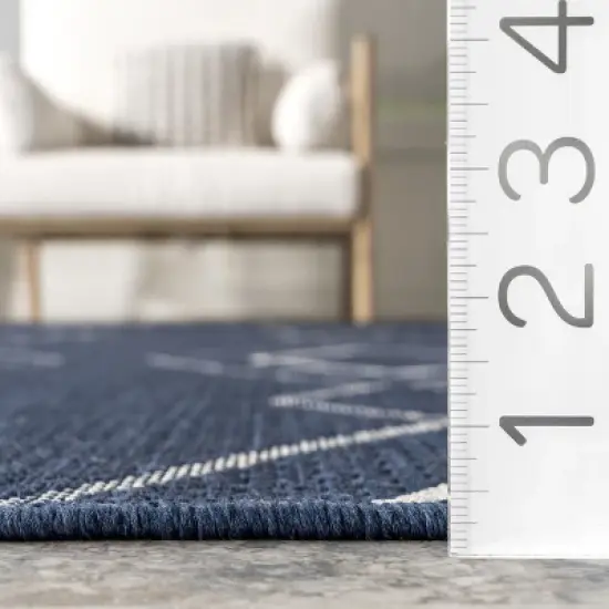 nuLOOM Mallie Moroccan Striped Indoor/Outdoor Area Rug image {2}