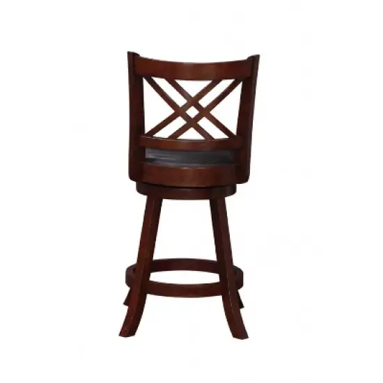 Porto Wood Swivel Barstool - Boraam image {3}