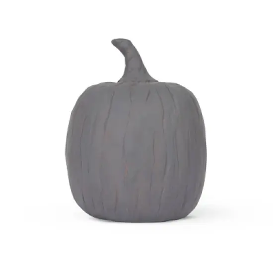 Large Terracotta Pumpkins Gray - Bullseye's Playground&trade; image {3}