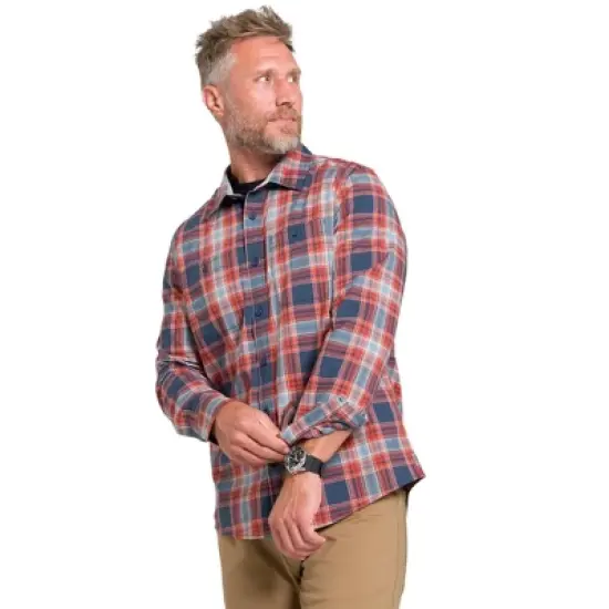 Jockey Men's Outdoors Long Sleeve Woven Button-Up Shirt image {8}