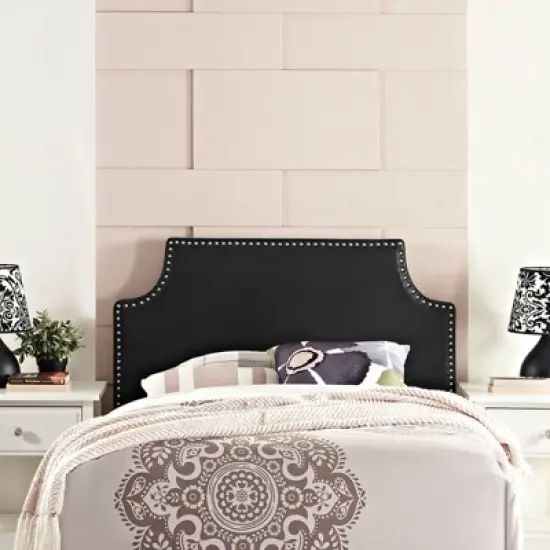 Laura Upholstered Vinyl Headboard - Modway image {1}