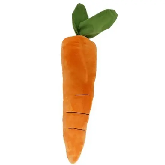 Petlou Carrot Shaped Plush Dog Toy - 15" image {2}