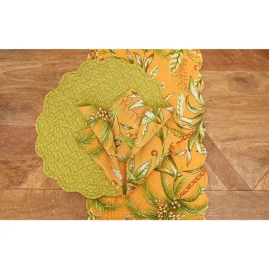 C&F Home Colonial Williamsburg Barbados Sunset Table Runner 14" x 51" image {1}