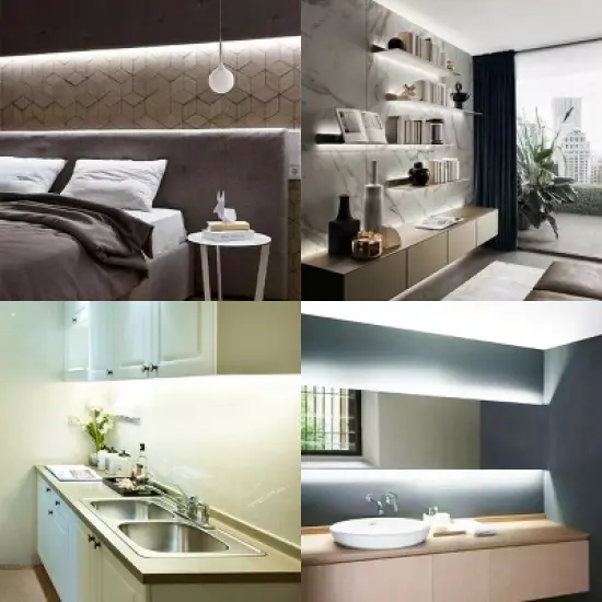 Costway 100' 2 Wire LED Rope Light Christmas Decorative Party In/Outdoor 110V Cool White image {1}