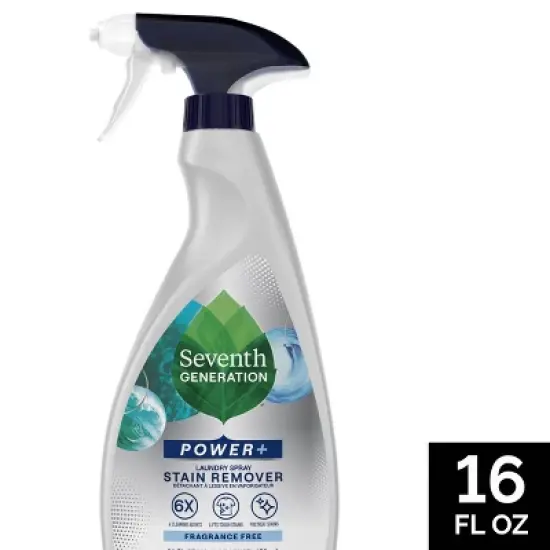 Seventh Generation Laundry Stain Removers Free & Clear - 16 fl oz image {6}