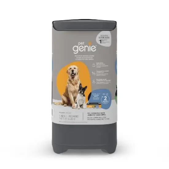 Pet Genie Pail Waste Container System - Gray image {8}