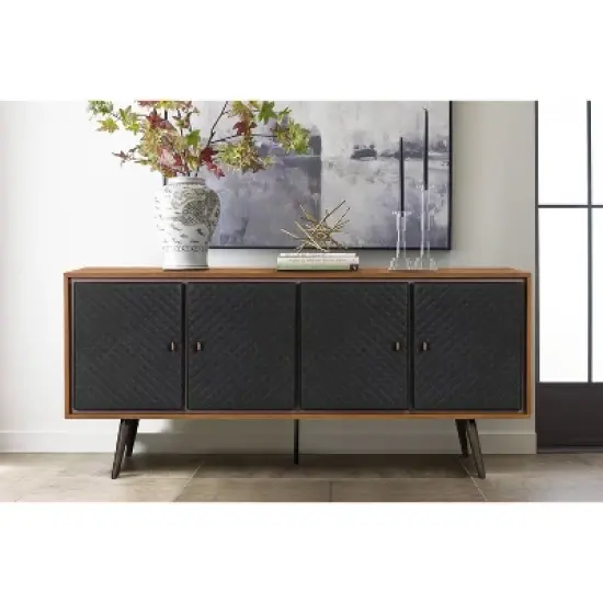 Coco Sideboard Cabinets Rustic Oak/Brown - Armen Living image {5}