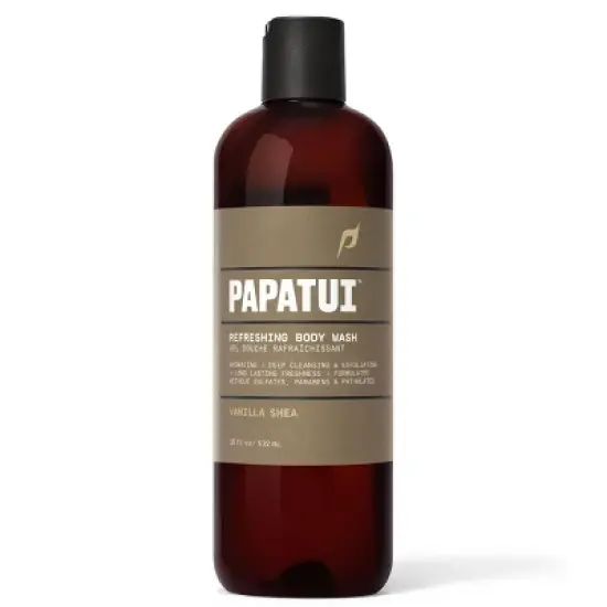 Papatui Men's Sulfate-Free Exfoliating and Hydrating Coconut Oil Body Wash - Vanilla Shea - 18 fl oz image {1}