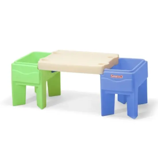 In and Out Activity Kids' Table - Simplay3: Sensory & Art Desk with Storage Bins for Toddlers, Ages 1.5+ image {8}
