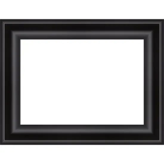 Amanti Art Grand Black Framed Dry Erase Magnetic Board image {9}