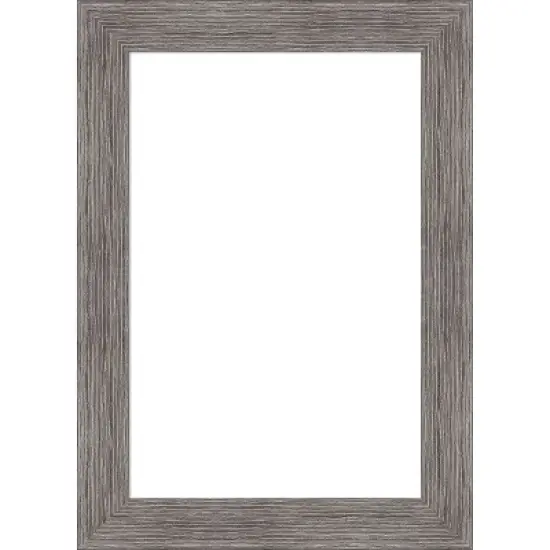 Amanti Art Pinstripe Plank Grey Narrow Framed Dry Erase Magnetic Board image {8}