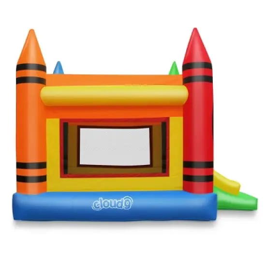 Cloud 9 Crayon Bounce House - Inflatable Bouncer with Blower image {2}