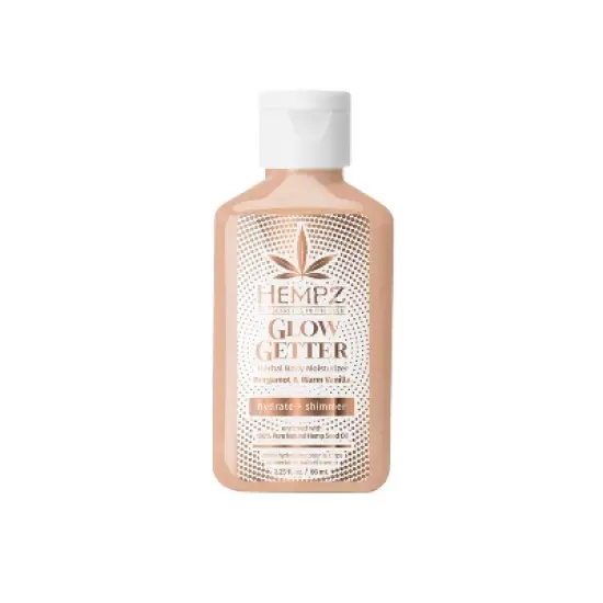 Hempz Glow Getter Moisturizing Body Lotion - Shimmer & Bergamot/Vanilla - Travel-Size - 2.25 fl oz image {6}