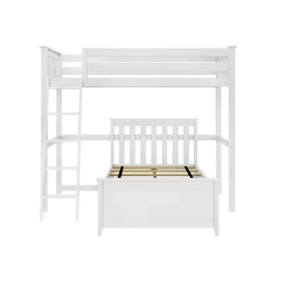 Max & Lily L-Shaped Twin over Twin Bunk Bed image {2}