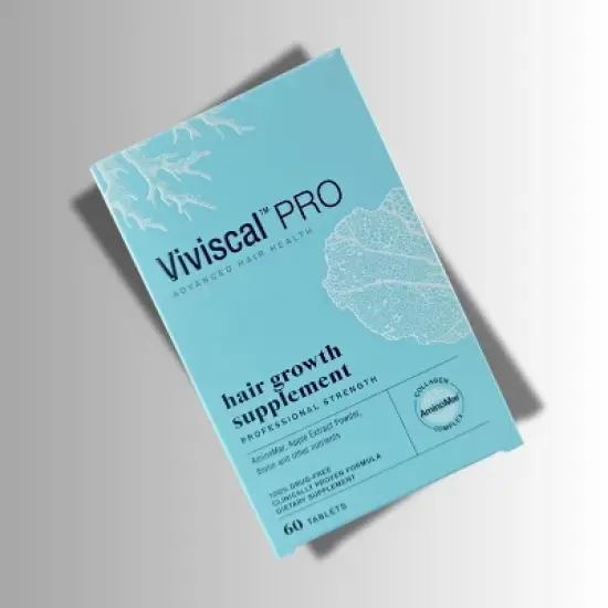 Viviscal PRO Advanced Hair Health PROFESSIONAL STRENGTH Dietary Supplements (60 tablets) AminoMar Marine Complex & Biotin image {1}
