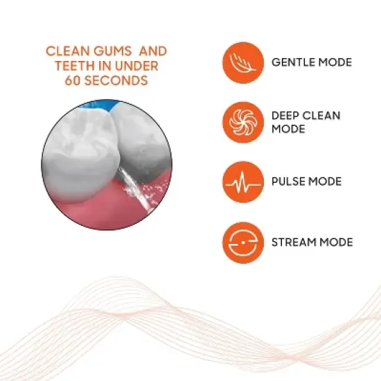 Sharper Image 500 Portable Cordless Oral Irrigator - Black image {2}