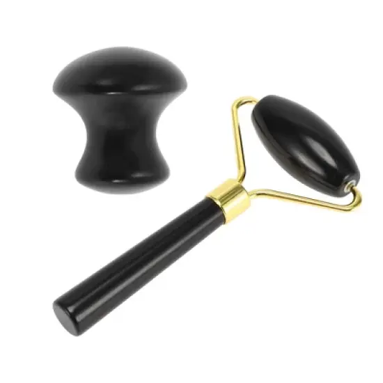 Unique Bargains Portable Single-Head Facial Roller 2 Pcs image {5}