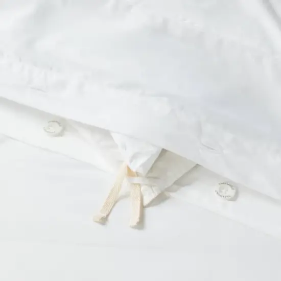 3pc Luxe Embroidered Border Duvet Cover and Sham Set - Threshold&trade; image {5}