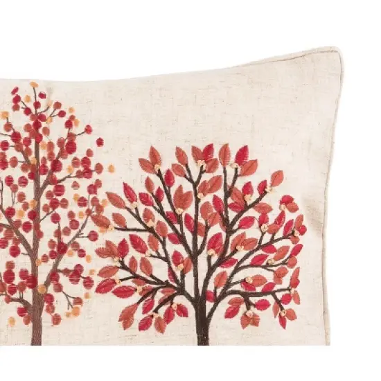 C&F Home Autumn Forest 12" x 18" Embroidered Throw Pillow image {3}