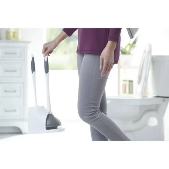 Clorox Plunger & Toilet Brush with Carry Caddy image {4}