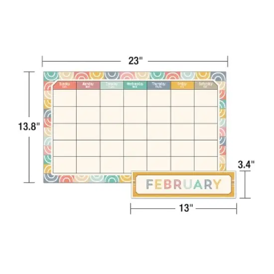 Carson Dellosa Education We Belong Calendar Bulletin Board Set (137 pieces) image {2}