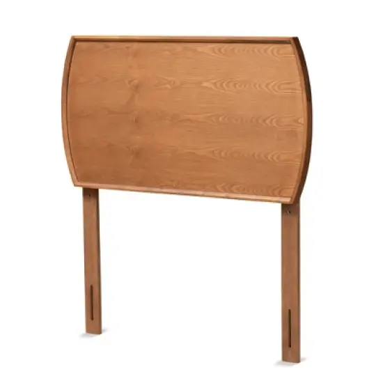 Laurien Wood Headboard Walnut - Baxton Studio image {1}