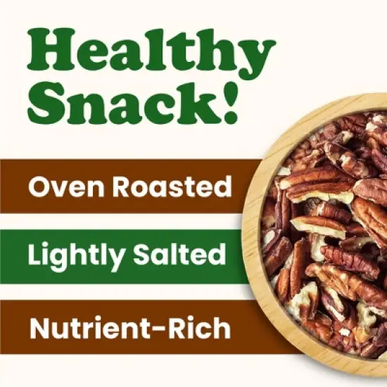 Pecan Pieces, Roasted and Salted - by Food To Live image {3}