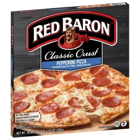 Red Baron Pepperoni Classic Crust Frozen Pizza - 20.6oz image {2}