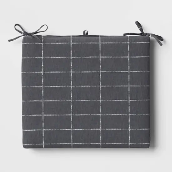 Woven Grid Outdoor Seat Cushion - Threshold&trade; image {6}