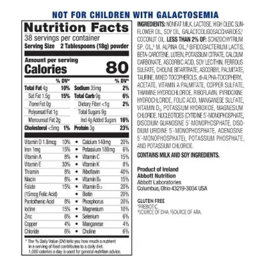 Similac Pure Bliss Non-GMO Powder Toddler Formula - 24.7oz image {8}