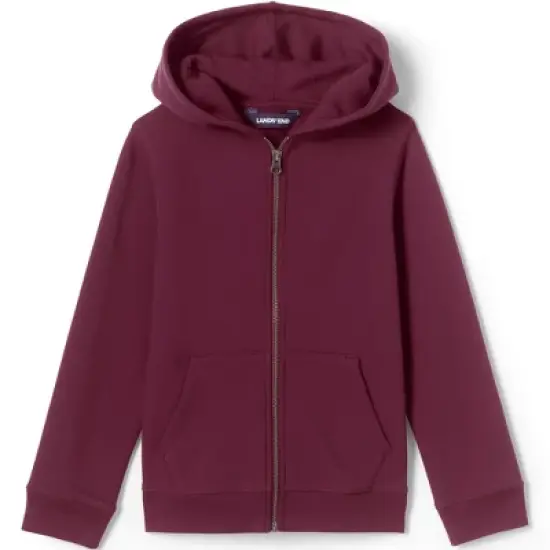 Lands' End School Uniform Kids Zip Front Sweatshirt image {9}