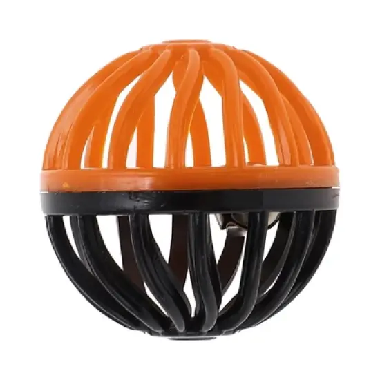 Unique Bargains Ball Shape Cat Teaser Toys Black Orange 1 Pc image {3}