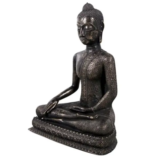 Design Toscano Sukhothai Buddha Asian Garden Statue image {6}