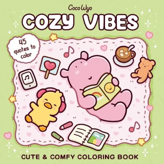 Cozy Vibes (Cozy Spaces Coloring) by  Coco Wyo (Paperback) image {1}