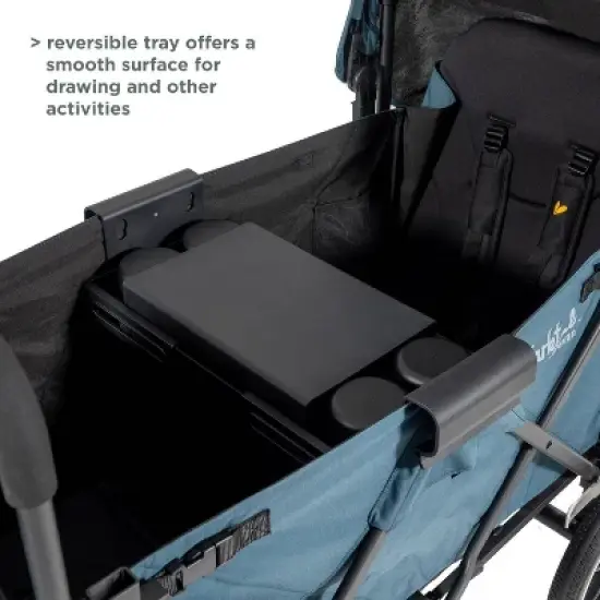 Larktale Universal Stroller/Wagon Snack Tray and Cup Holder - Black image {5}