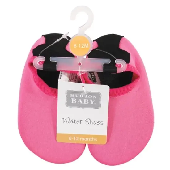Hudson Baby Infant and Toddler Water Shoes for Sports, Yoga, Beach and Outdoors, Solid Hot Pink image {1}