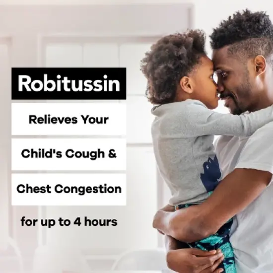 Robitussin Children's Cough & Chest Congestion Liquid - Fruit Punch - 4 fl oz image {3}