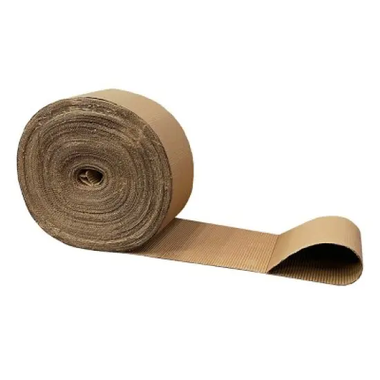 UOFFICE Corrugated Wrap 6" x 250' x 1/8" Thick - B Flute - Cardboard Wrap image {3}