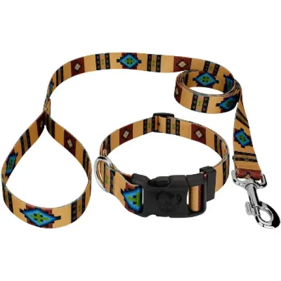 Country Brook Petz Native Arizona Deluxe Dog Collar and Leash image {5}