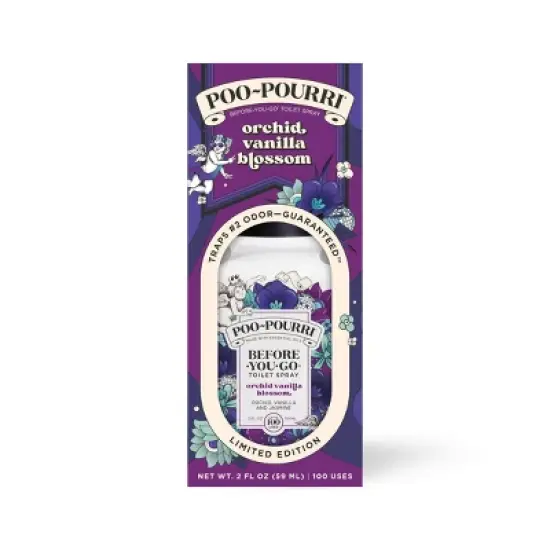 Poo-Pourri Orchid Vanilla Blossom Toilet Spray 2 fl oz image {1}