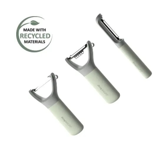 BergHOFF Balance Stainless Steel Straight Peeler 6.75", Recycled Material image {3}