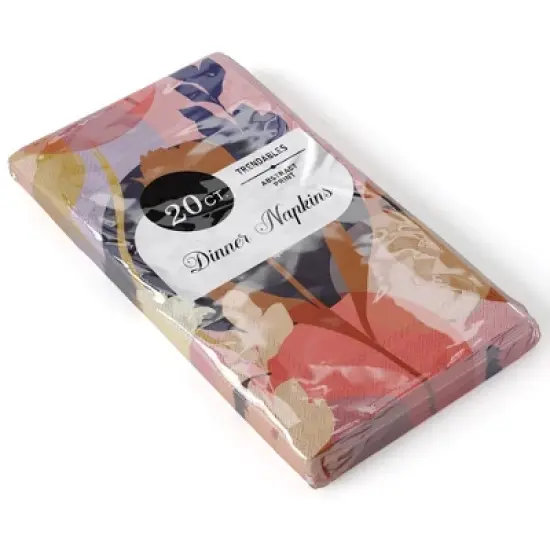 Trendables 100 Count Printed Rectangle Dinner Napkins image {1}