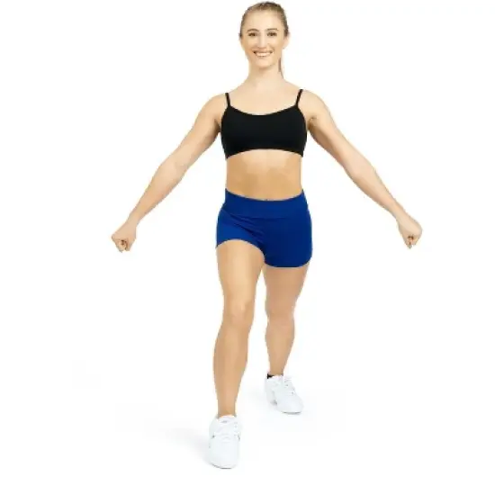 Capezio Women's Team Basics High Waisted Shorts image {8}