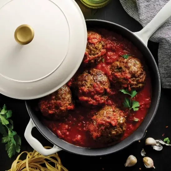 Tramontina 12&rdquo; Enameled Cast Iron Skillet image {8}