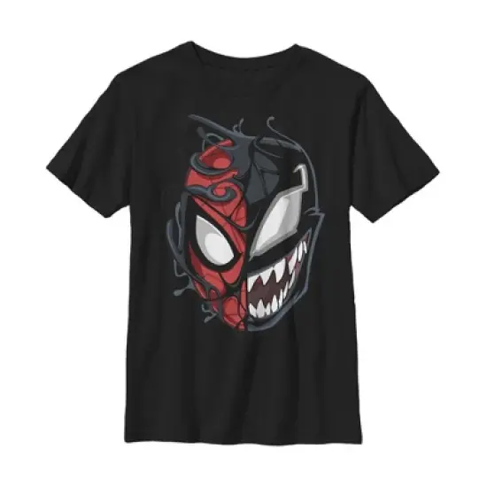 Boy's Marvel Spider-Man Venom Mask Split T-Shirt image {4}