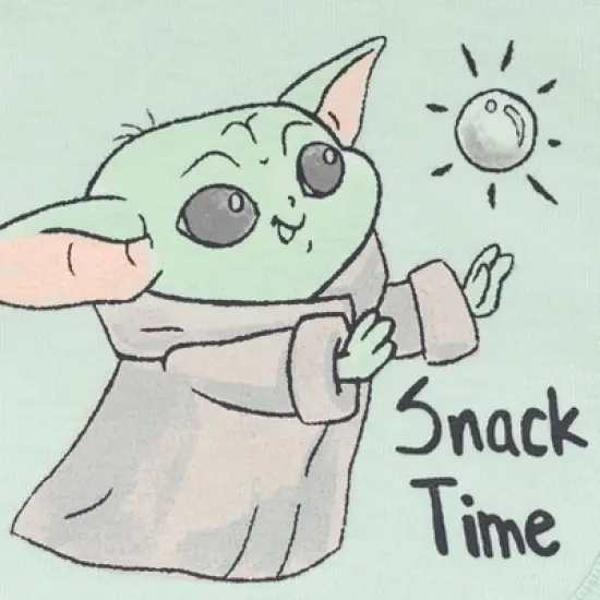 Star Wars The Child Baby Bodysuit Pants Bib and Hat 4 Piece Outfit Set Newborn to Infant image {6}