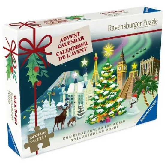 Ravensburger Ravensburger Christmas Advent Calendar Jigsaw Puzzle - 24x54pc: Holiday Themed Puzzle Set, Creative Thinking Activity, 24 Count image {2}