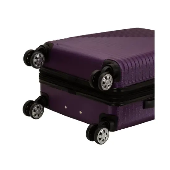 Rockland Star Trail 2pc Hardside Spinner Wheel Luggage Set - Purple image {5}
